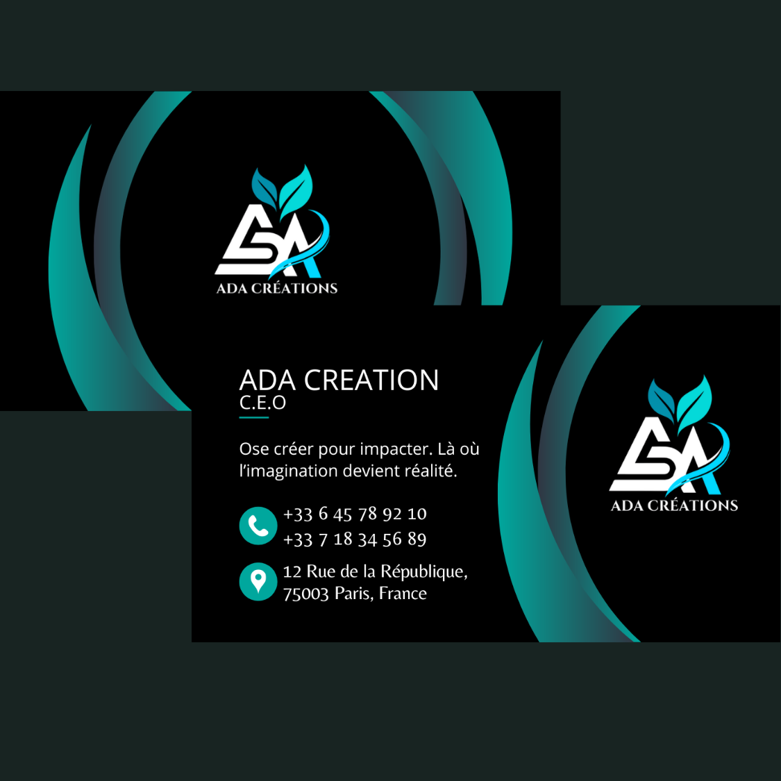 Business card design